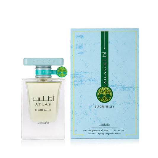 Lattafa Atlas Glacial Valley Profumo e scatola 55ml Unisex