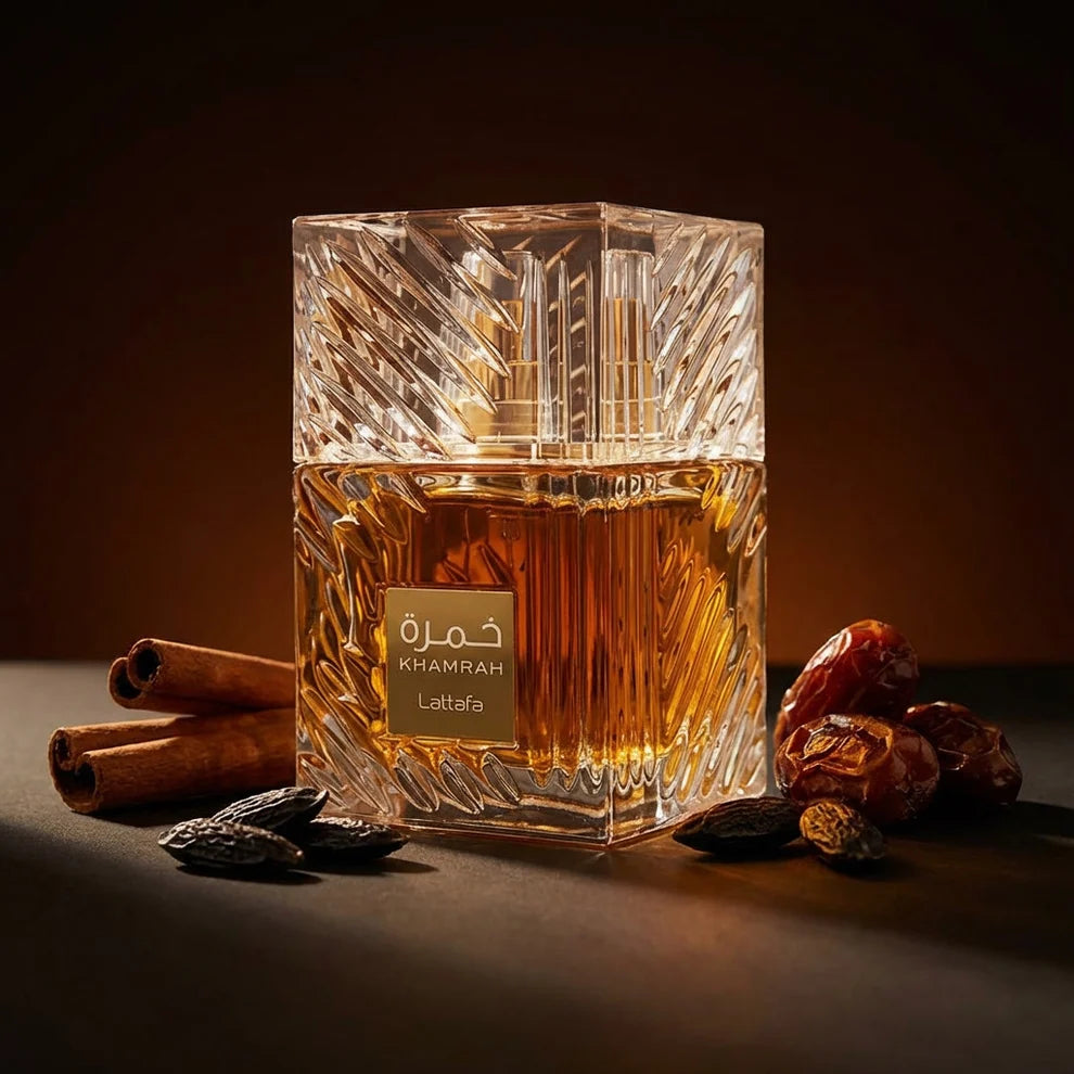 Khamrah boccetta 100ml con note olfattive