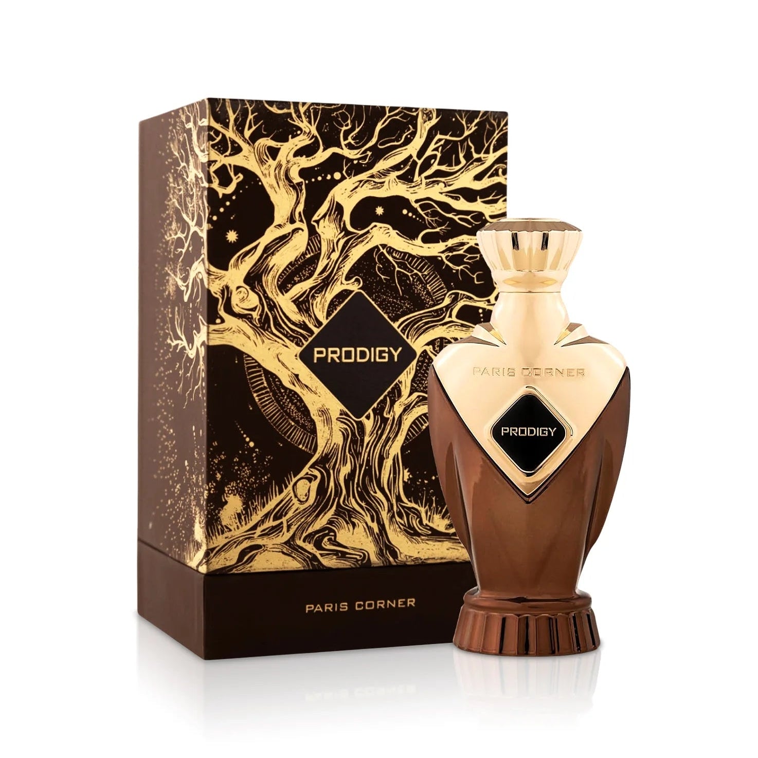 Prodigy di PARIS CORNER boccetta e scatola profumo 100ml