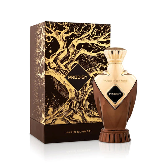 Prodigy di PARIS CORNER boccetta e scatola profumo 100ml