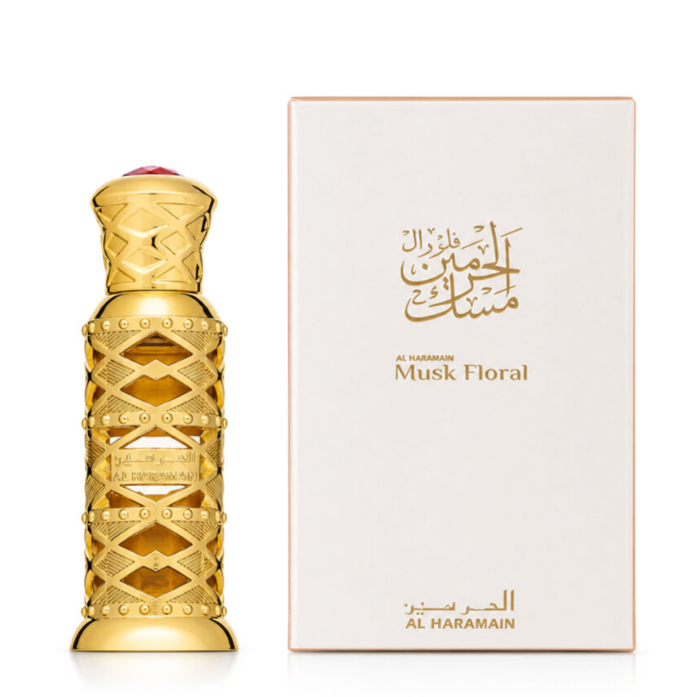 Al Haramain Musk Floral olio profumato per il corpo unisex 12ml confezione